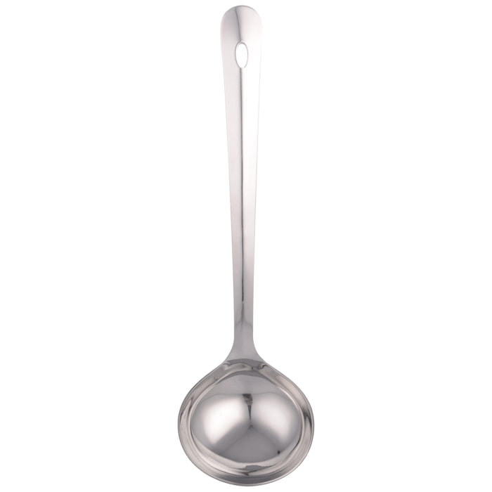 Cucharón de sopa 30,4x8,7x5cm acero inoxidable resistente y duradero expert san ignacio