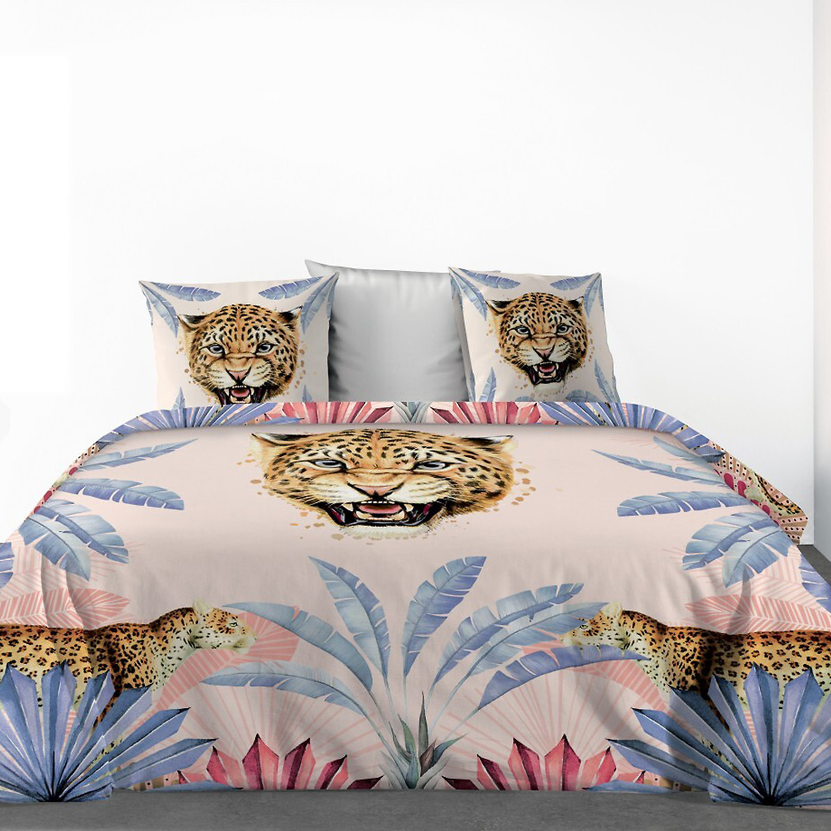 Parure De Couette 3pcs 100% Coton 47 Fils/cm2-java