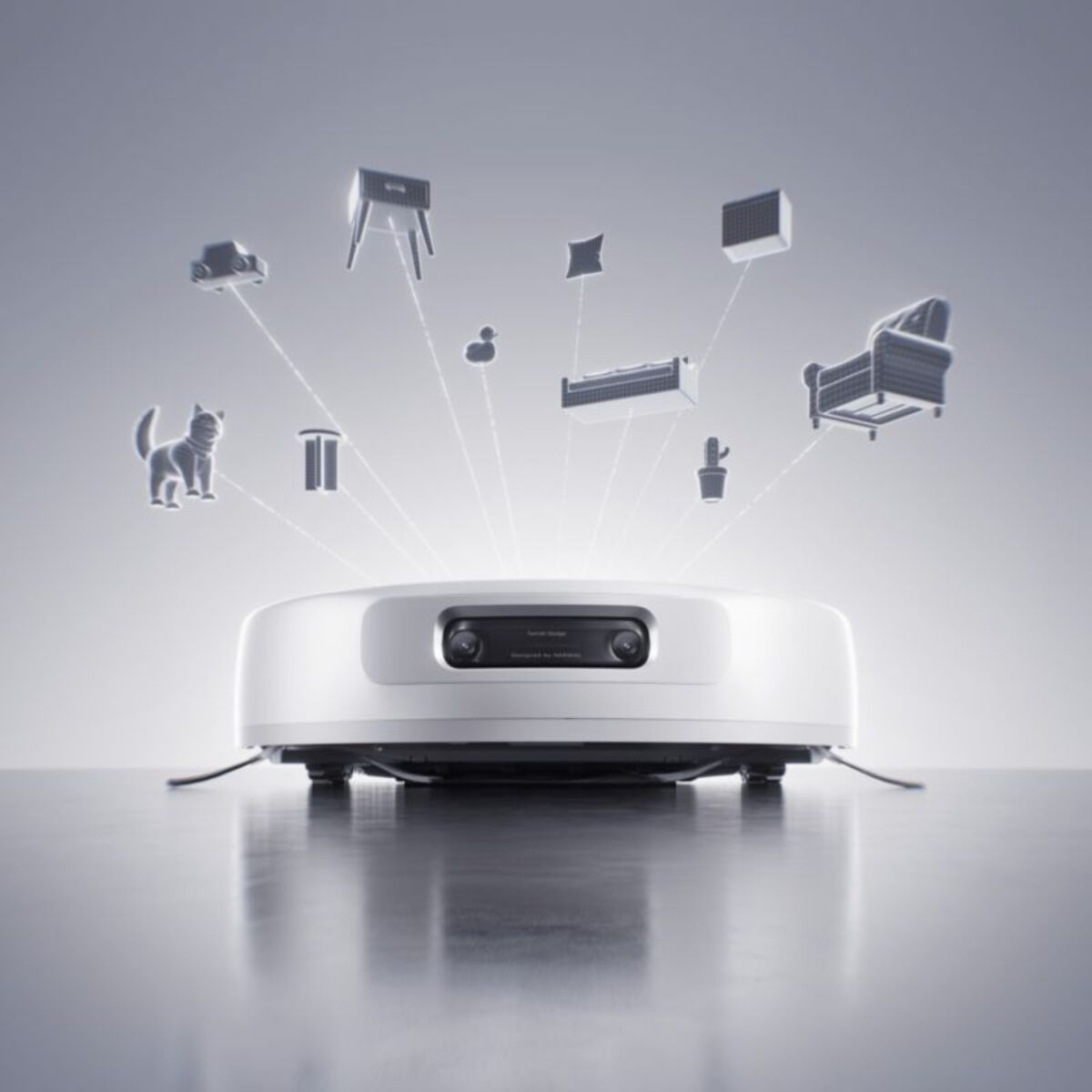 Robot Aspirateur Laveur NARWAL Freo Z10 Ultra Blanc Argente