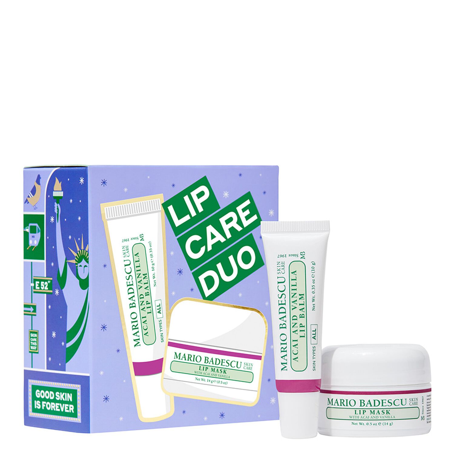 Lip Care Duo - Coffret Baume à Lèvres + Masque Pour Les Lèvres
