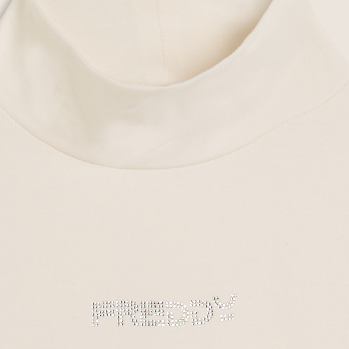Body Junior a lupetto con logo FREDDY in strass