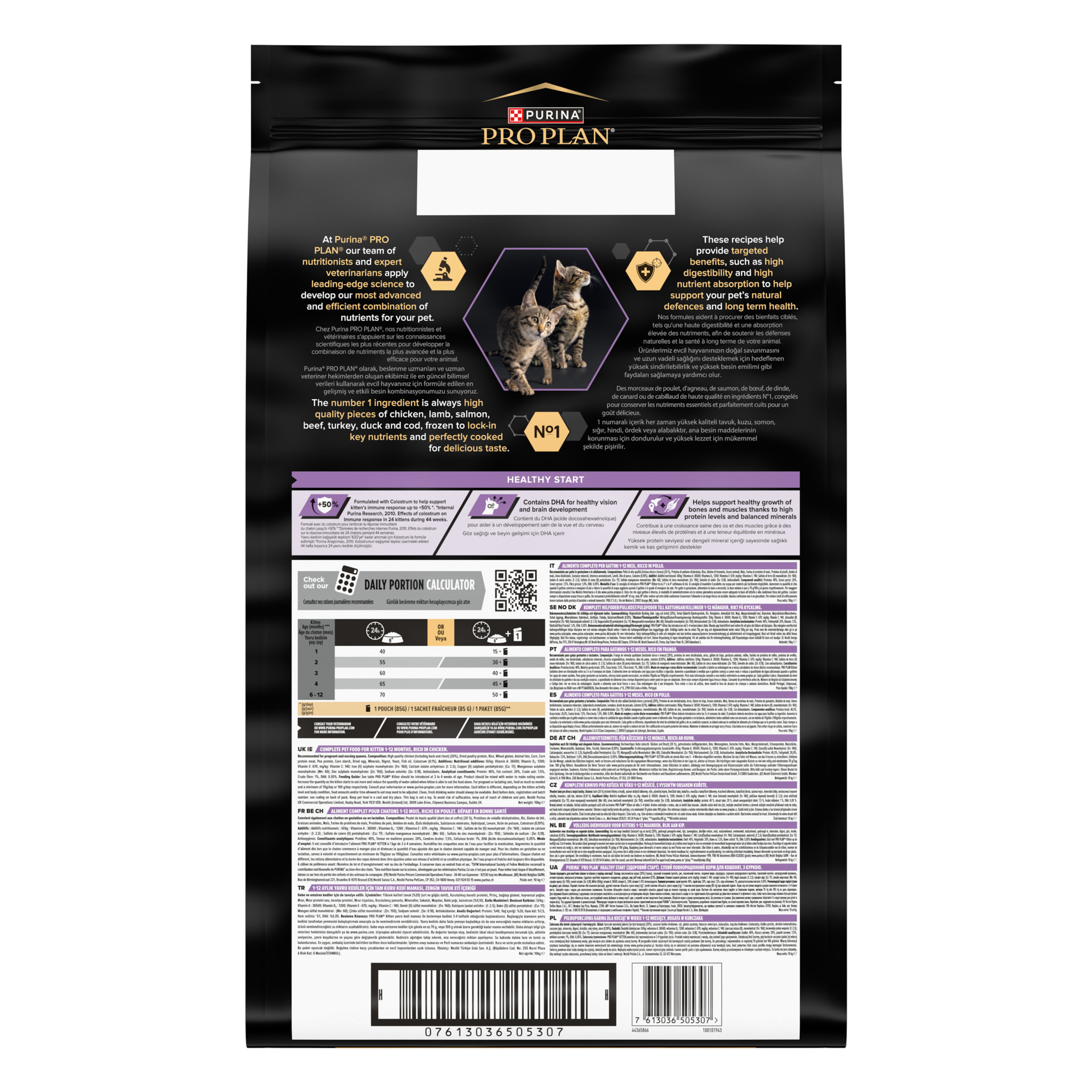 PRO PLAN Kitten 1-12 mois HEALTHY START Poulet 10kg