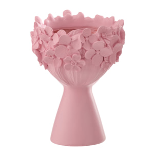 J-Line Cache-Pot Tête - polyrésine - rose clair - small