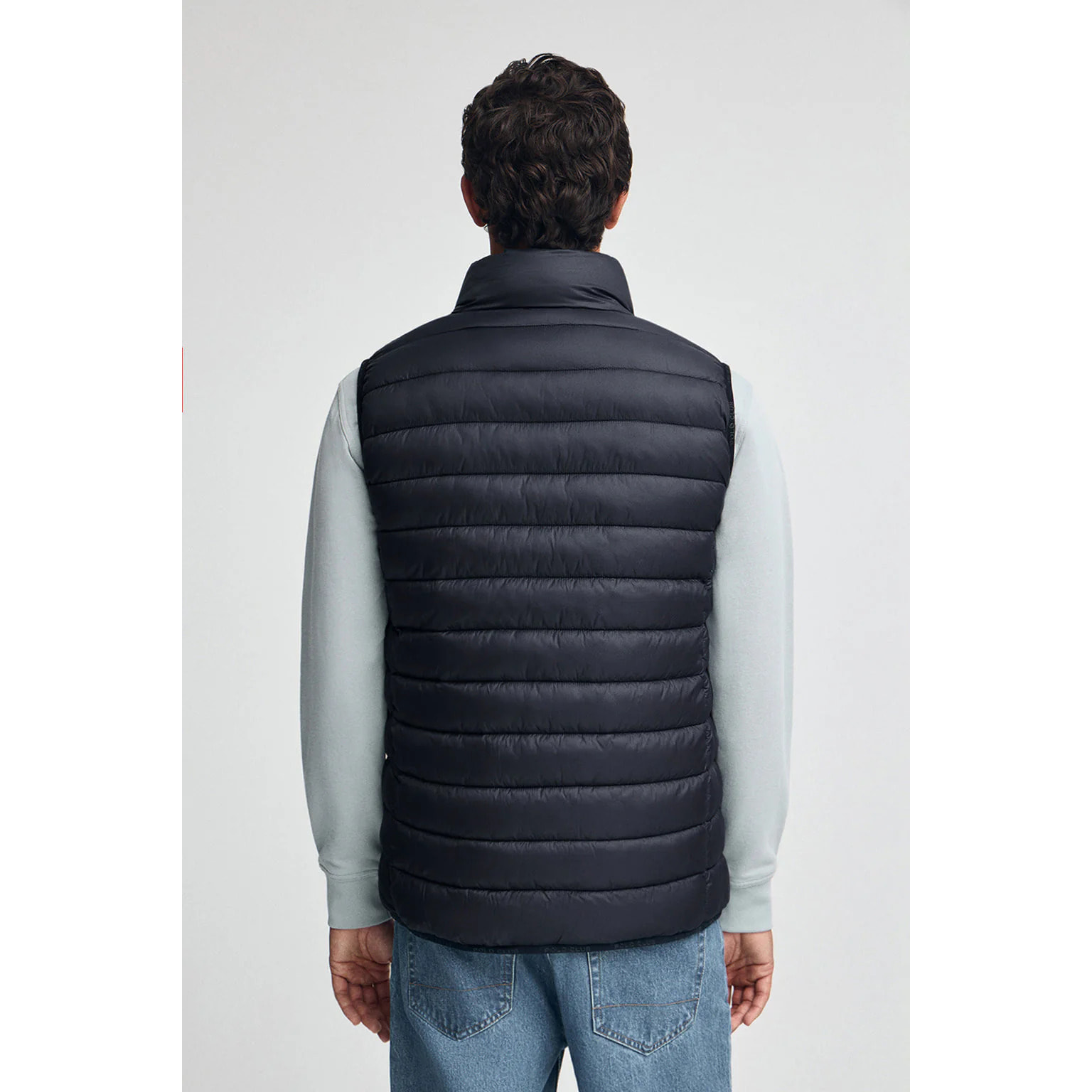 Gilet ultralight blu marino con logo Rigby Go