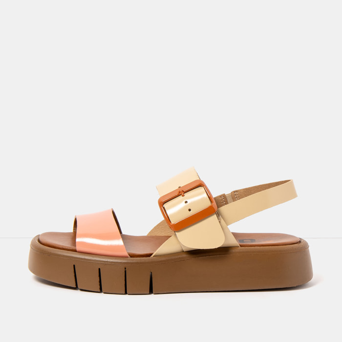 Sandalias 1857 MULTI CHAMPAGNE-FLAMINGO/ MALAGA color Champagne-flamingo