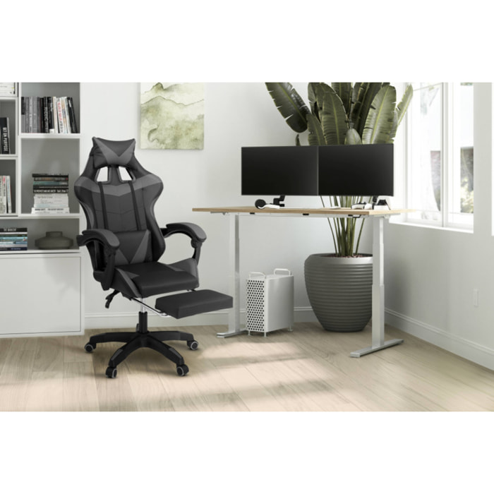 Fauteuil spécial gaming - Gris