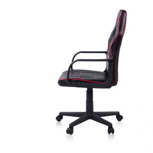 Silla gaming DRW Black Negro - Rojo DRW