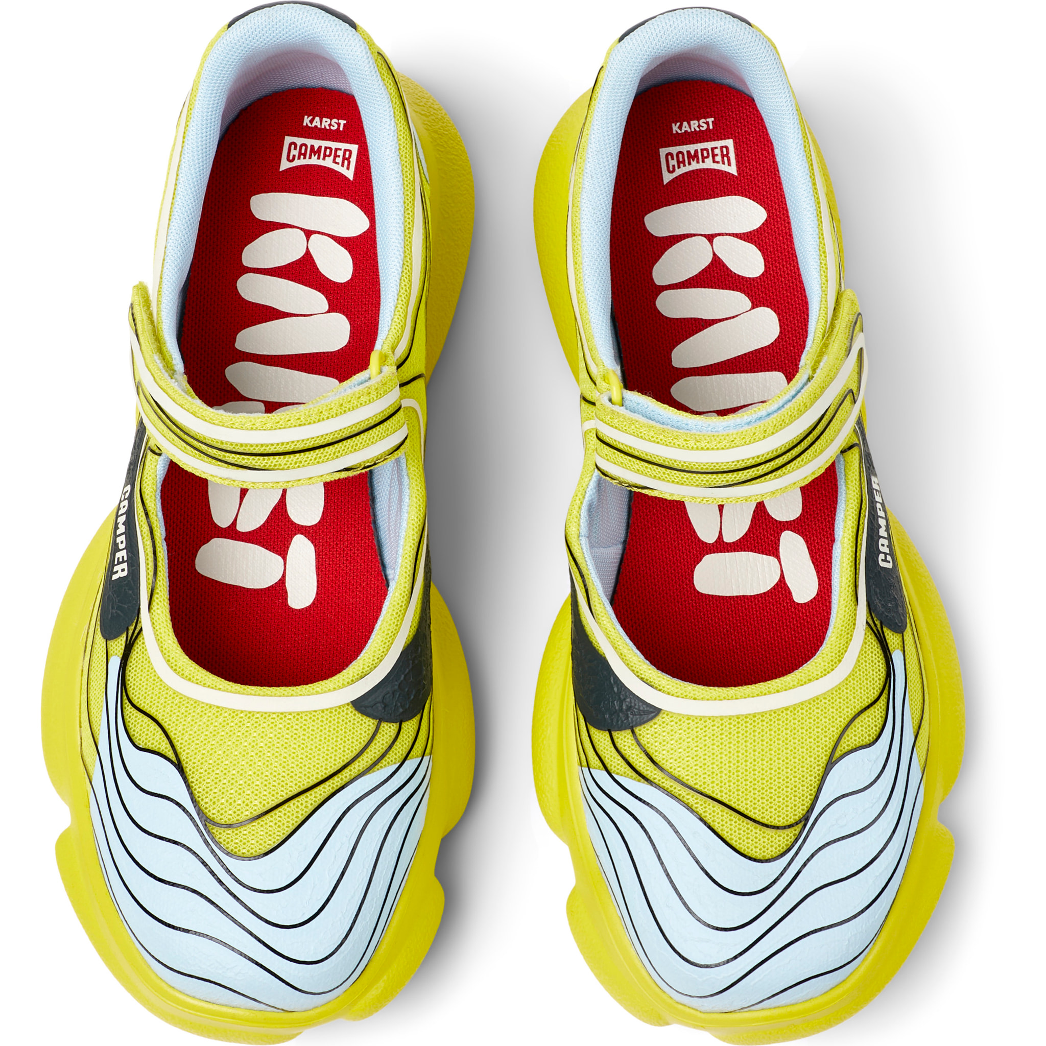 CAMPER Karst - Bailarinas Mujer Multicolor