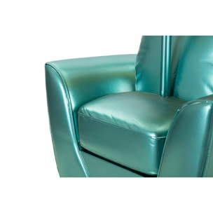 LAMPADA DA COMODINO MIDCENTURY TURCHESE CM Ø 26X43