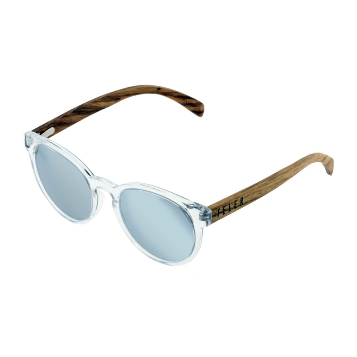Gafas de Sol Feler 1507M-2 - SILVER Polarizadas de Madera Unisex 51 mm