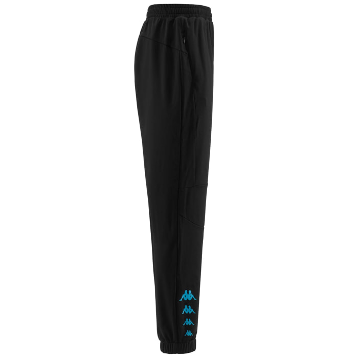 Kappa - Pantaloni Uomo Nero - KOMBAT EZEFO