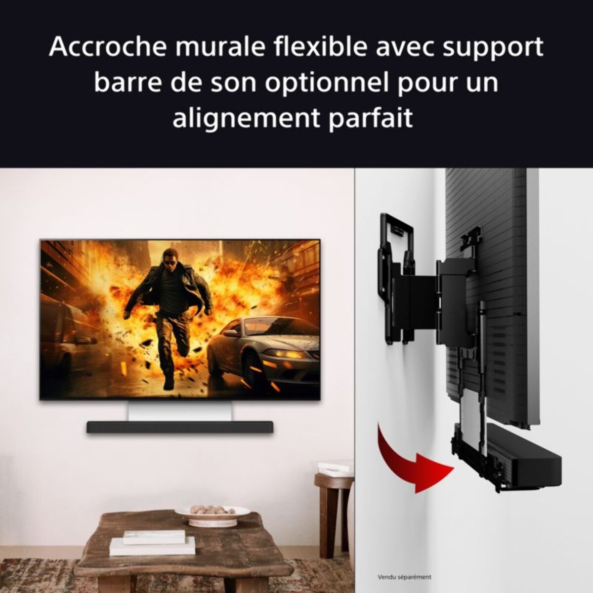 Support barre de son SONY SUWB1