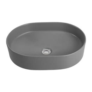 PixL 50x36,5x12 cm vasque à poser + Swiss Aqua Technologies Mood mitigeur lavabo XL + Ceramia PixL bonde (CEPX50GRMSAT285C)