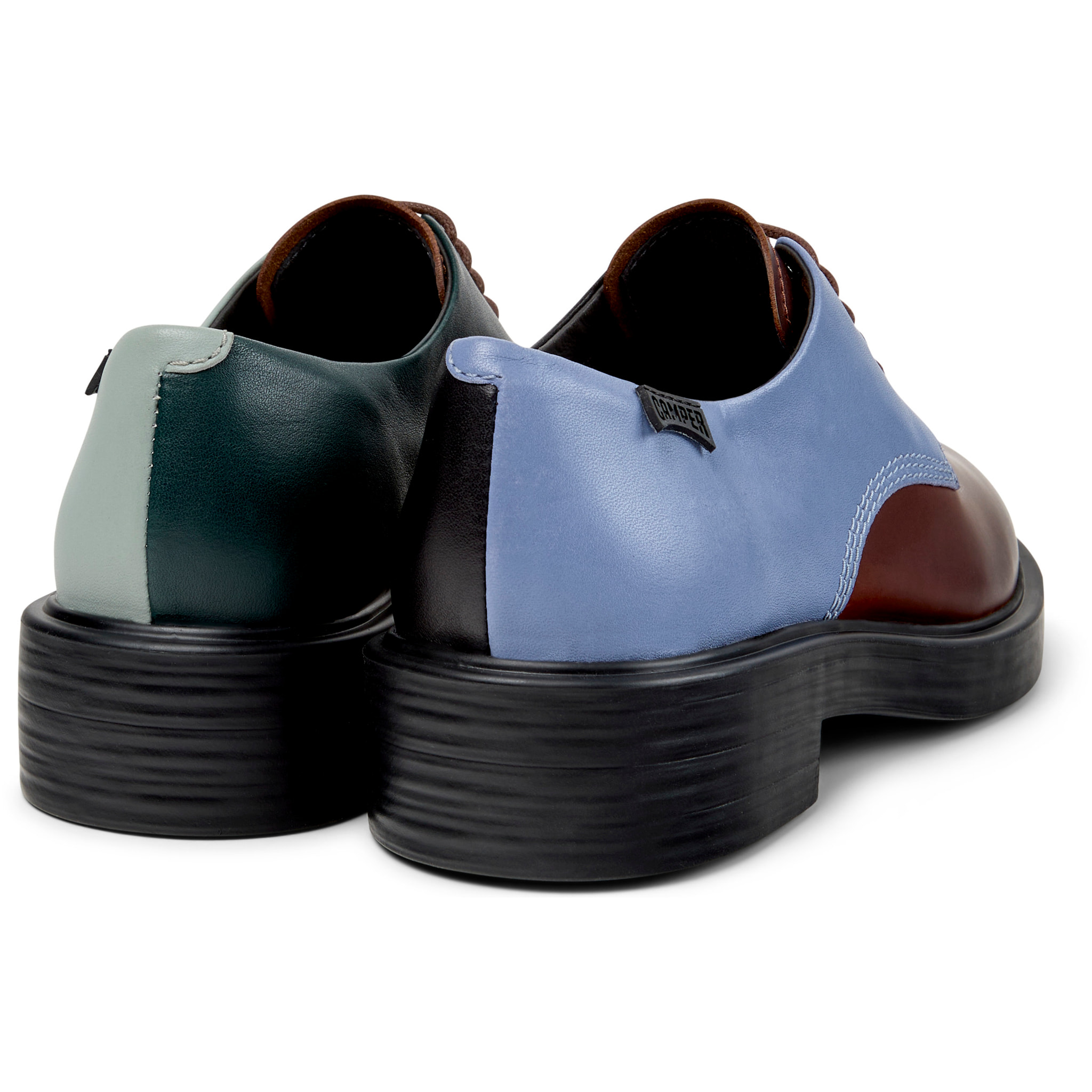 Zapatos de cordones - CAMPER Dean Twins - Multicolor - Cuero liso