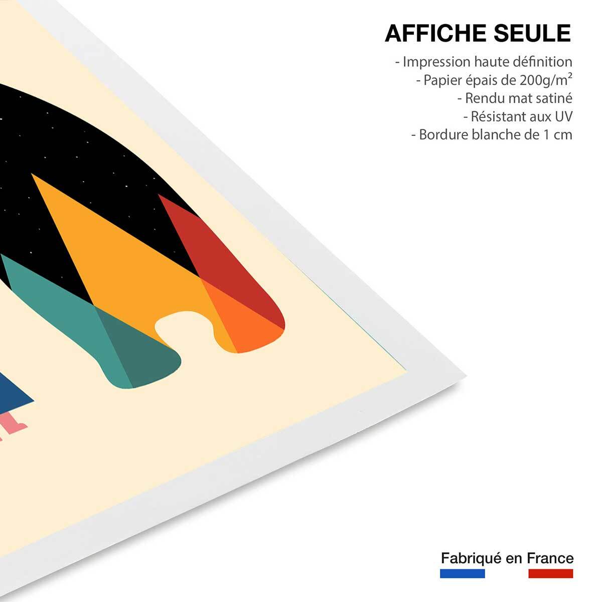 Affiche enfant go home Affiche seule