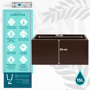 Jardinera "rodr-i" bronce