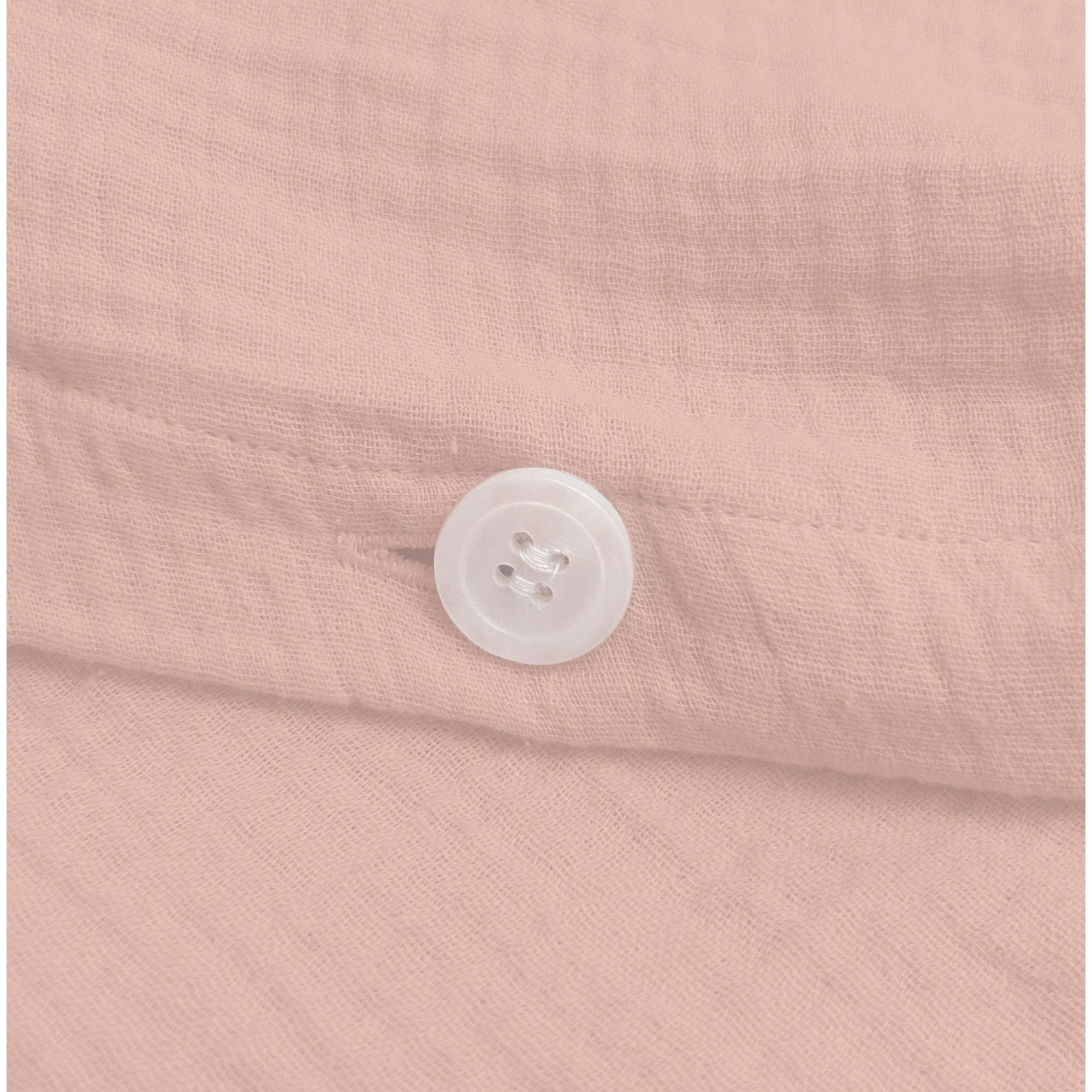 Housse de couette unie en coton, GAZE DE COTON