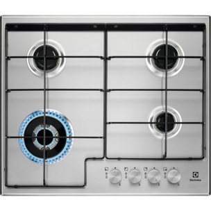 Electrolux Piano cottura a gas Serie 300 Slim Line 60cm EGS6434X