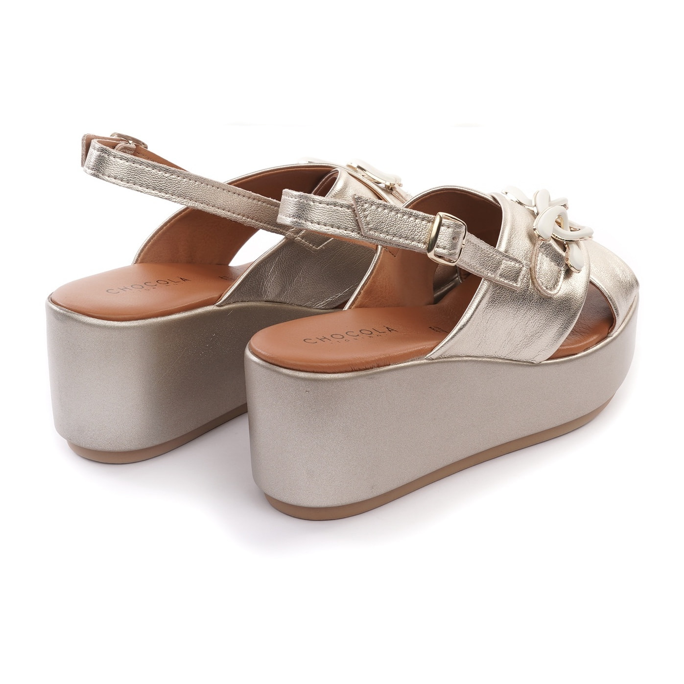 SANDALO ZEPPA CATENA PLATINO