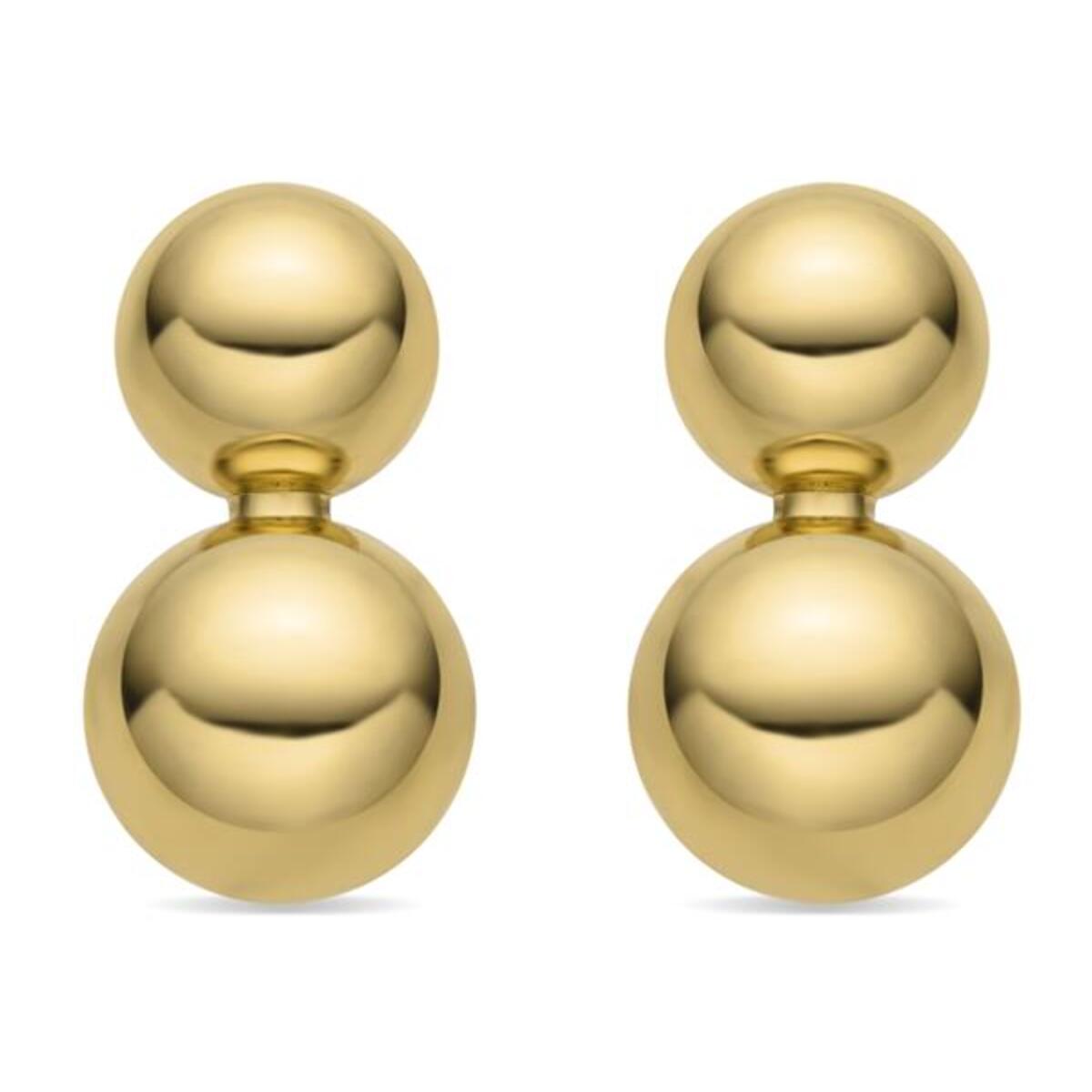 Pendientes acabado oro 18k