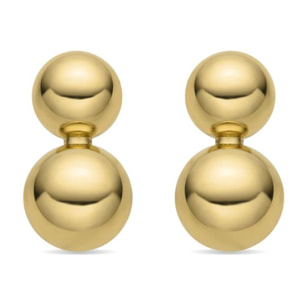Pendientes acabado oro 18k