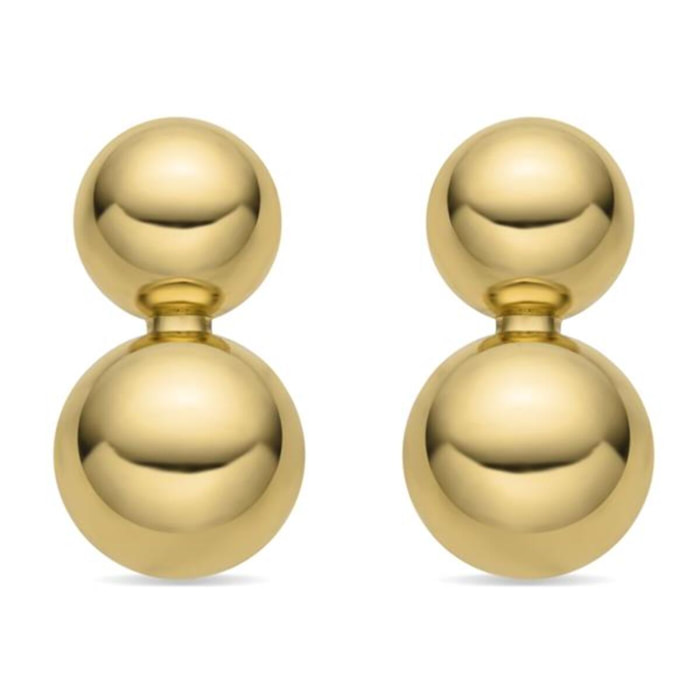 Pendientes acabado oro 18k