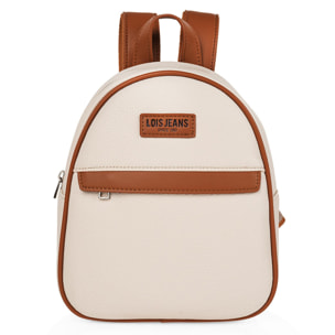 Bolso Mochila Mujer Lois Chandler Beige