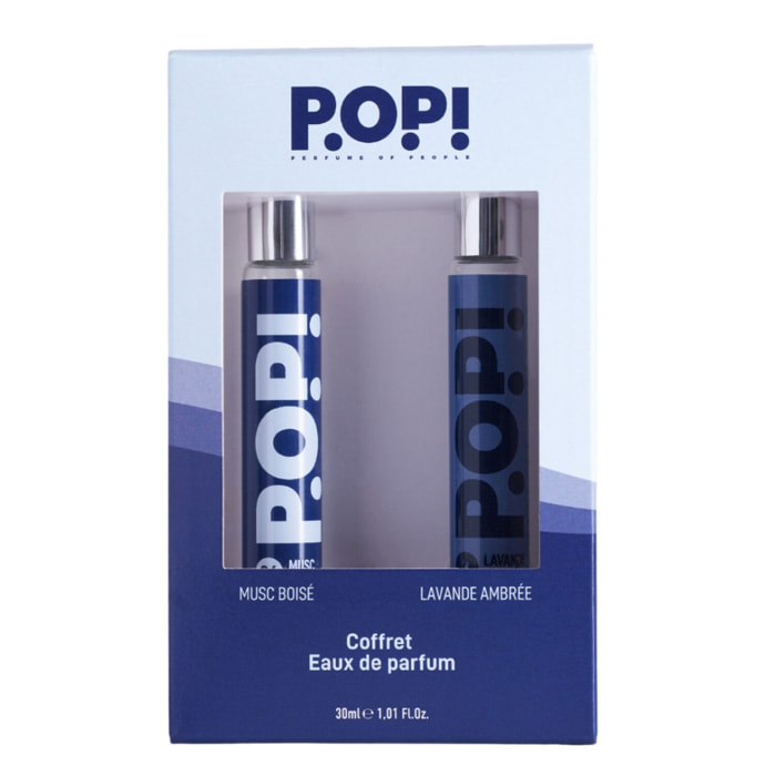 Chill & Élégance - Coffret Eau de Parfum Musc Boisé et Lavande Ambrée 2x30ml