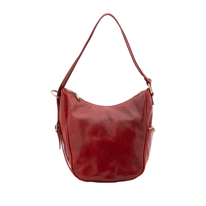 Borsa a spalla  da donna In Vera pelle Made in Italy 31x28x20 cm