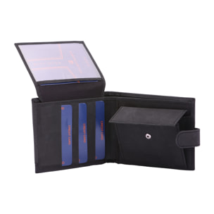 Portafoglio  da uomo In Vera pelle Made in Italy 10,5x13x3 cm