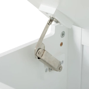 Banc coffre enfant blanc en bois