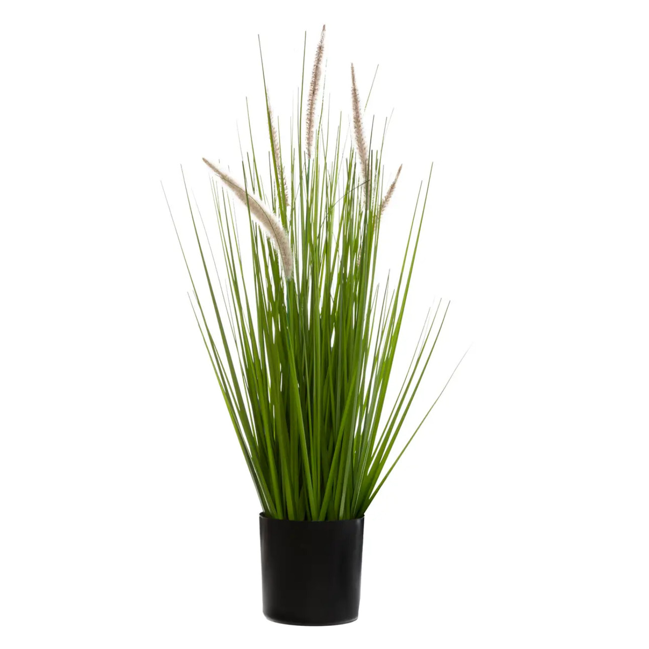 Herbe artificielle en pot "cat tails" H70cm