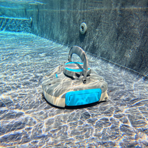 Bestway Robot piscine sans fil Agathe nettoyage fond plat 15 m² max