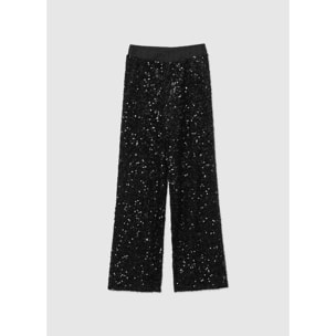 Pantalone palazzo paillettes