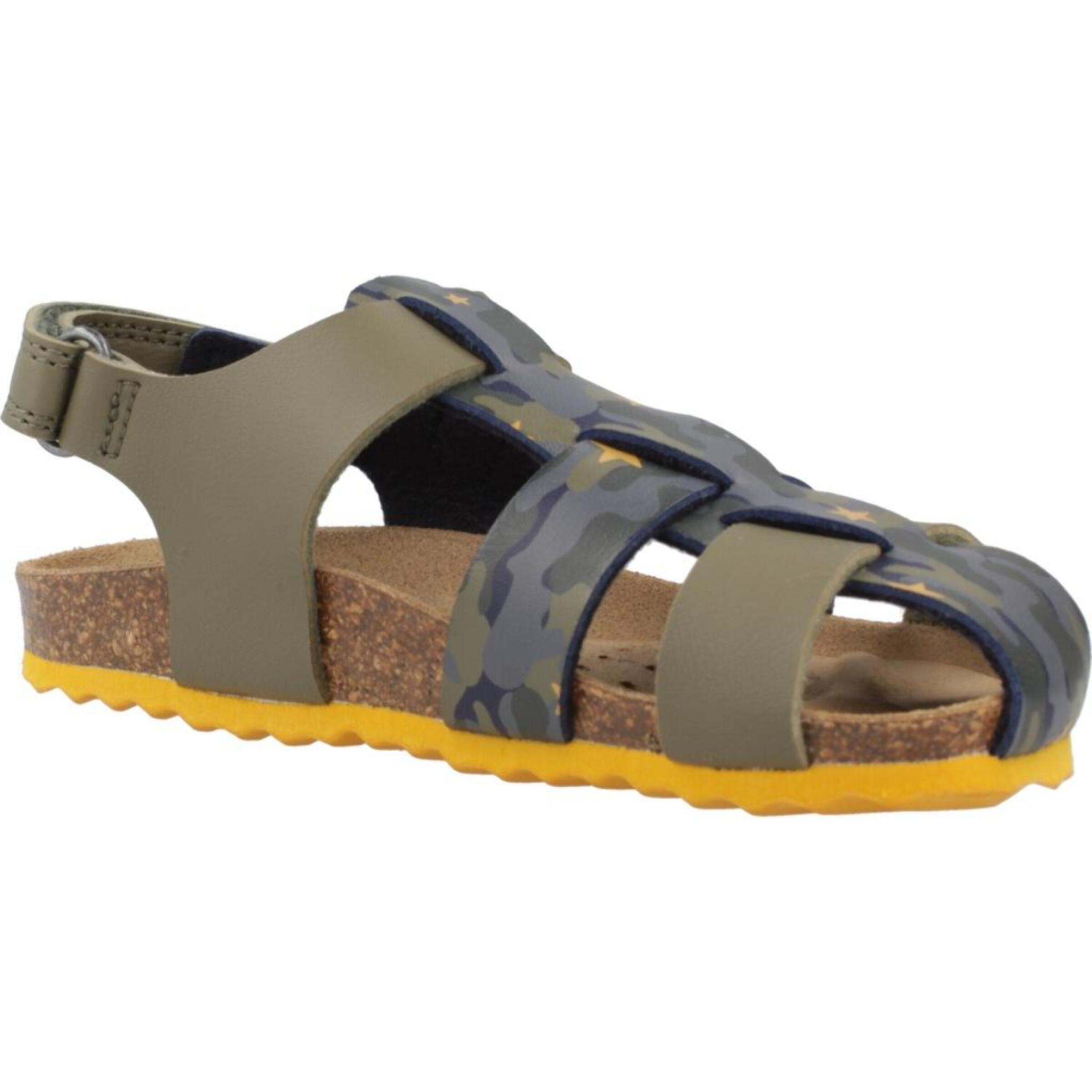 Sandalias Niño de la marca GEOX  modelo B SANDAL CHALKI BOY VERDE