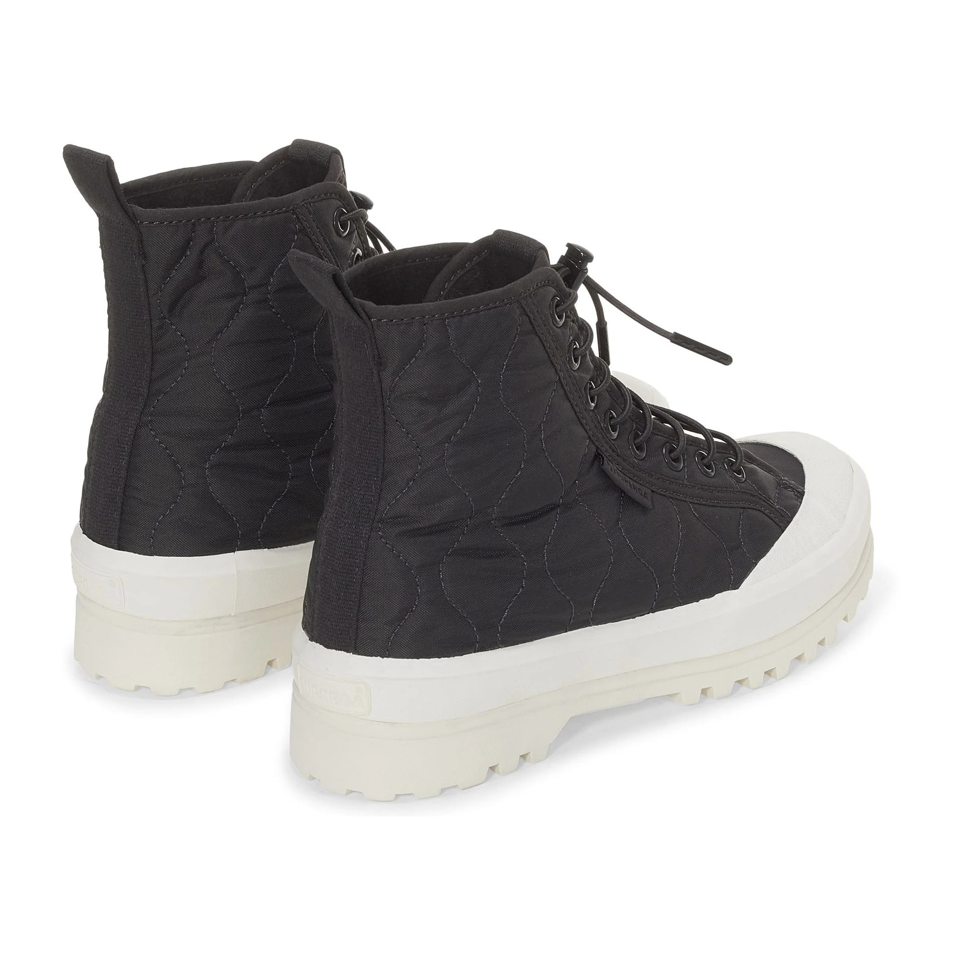 Superga - Botines Mujer Negro - 2644 ALPINA QUILTED NYLON