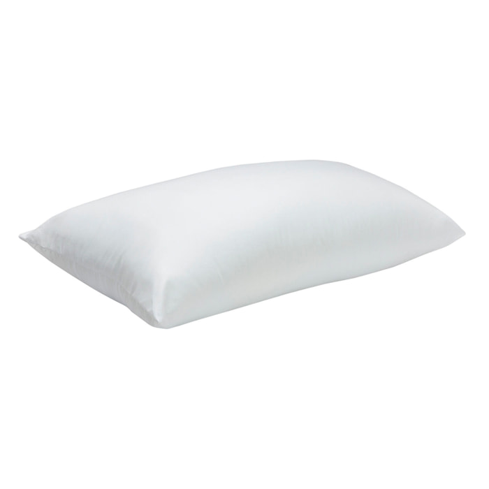 Pack 2 Almohadas de Fibra | Firmeza Baja | Transpirable | Suave | Tratamiento Antibacteriano