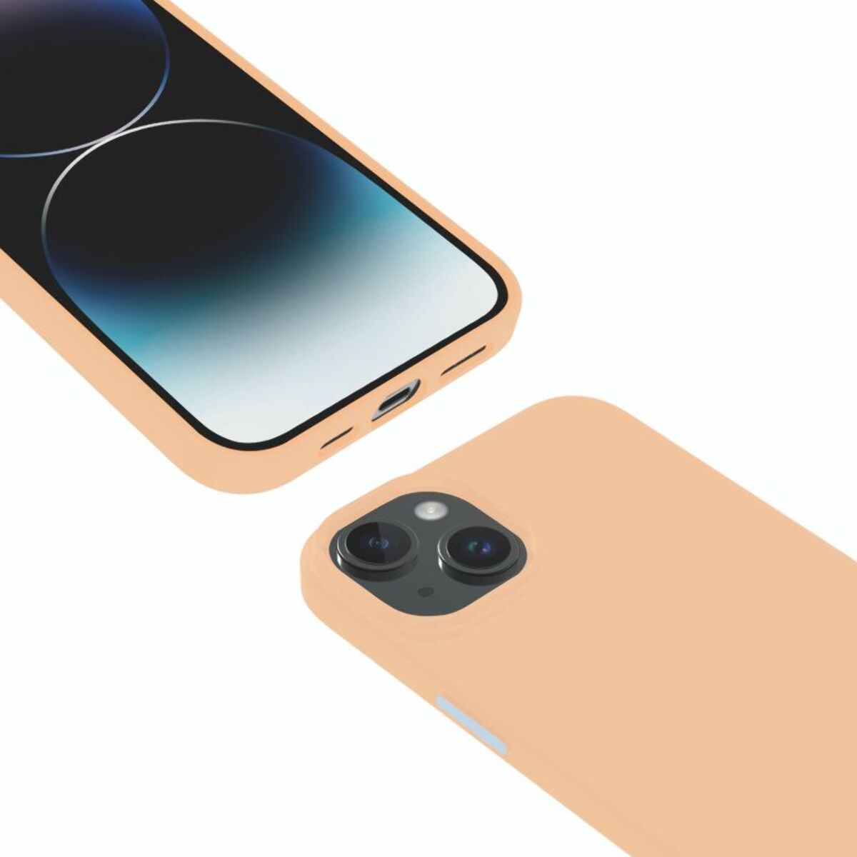 Coque ESSENTIELB iPhone 15 Abricot