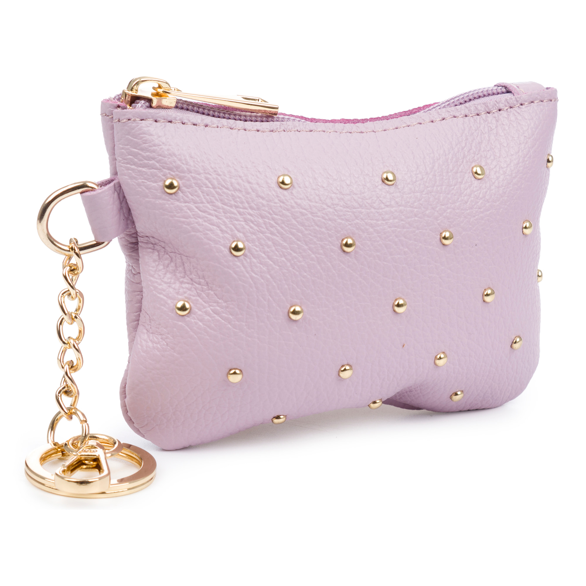 Bellosguardo Monedero Mujer. De piel auténtica acabado Dollaro con detalles metálicos.