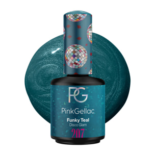 Vernis semi-permanent - 207 Funky Teal - 15 ml