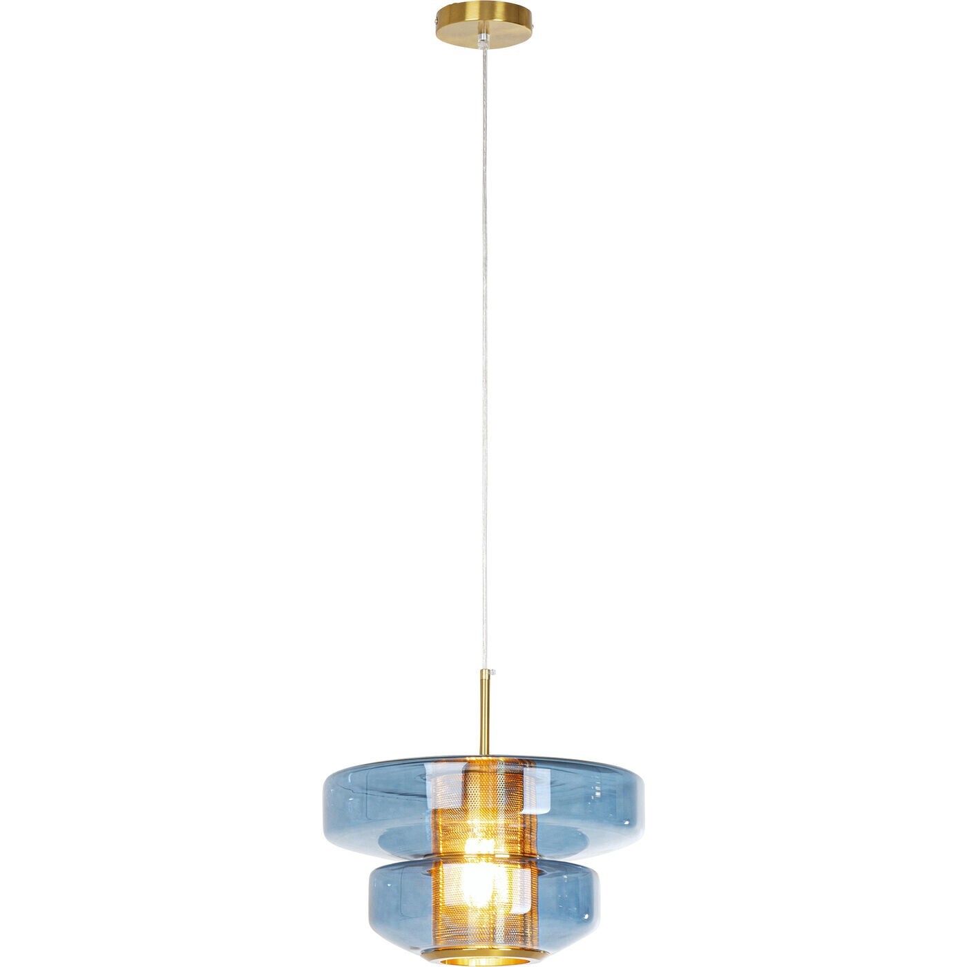Suspension Arcadia 34cm bleue Kare Design