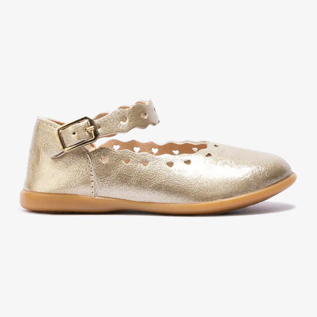 Bailarinas con hebilla de platino para bebé