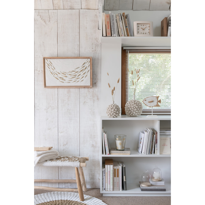 J-Line vase Saki - céramique - blanc - large