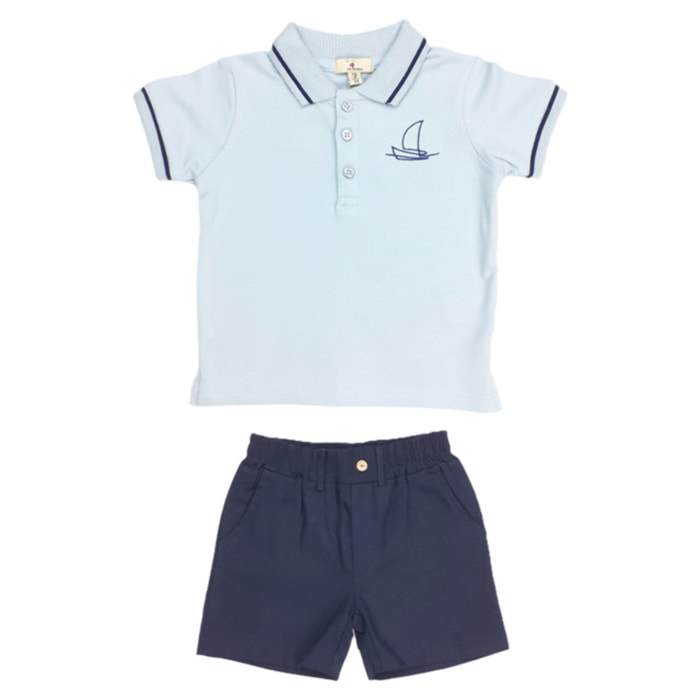 COMPLETO 2PZ POLO E SHORT