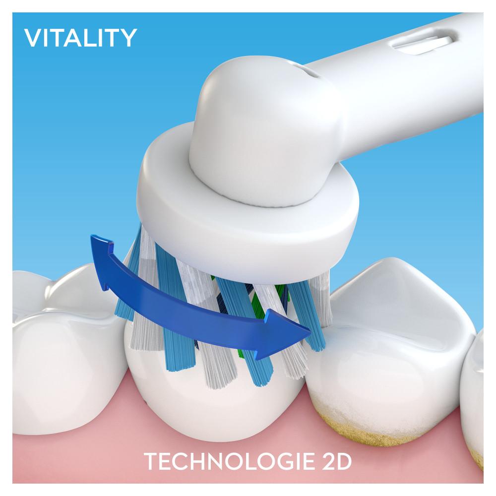 Oral-B - Vitality 100 - Noire - Brosse à dents électrique