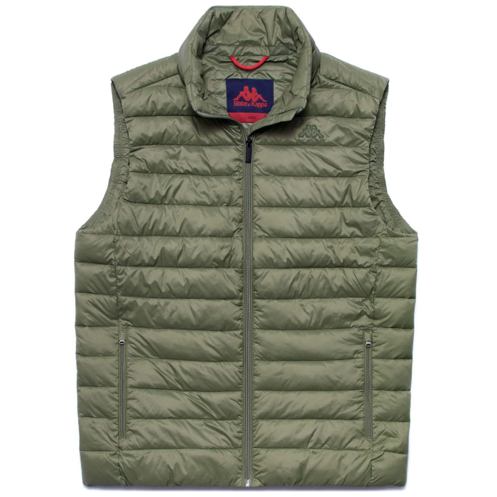 Giacche Robe di Kappa Uomo Verde Orion Soft Nylon