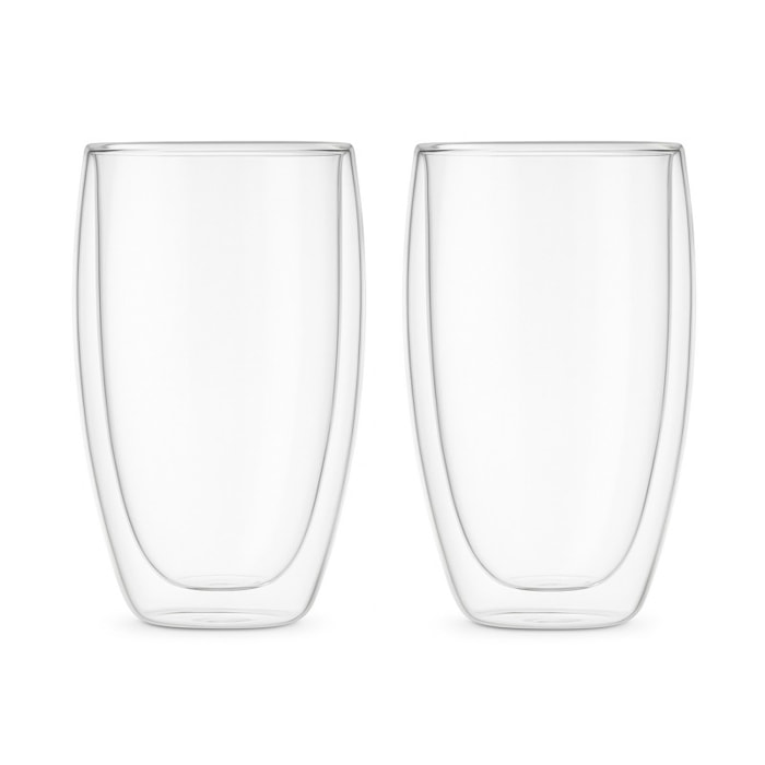 2 Tasses à Latte - Double Paroi - 450 ml