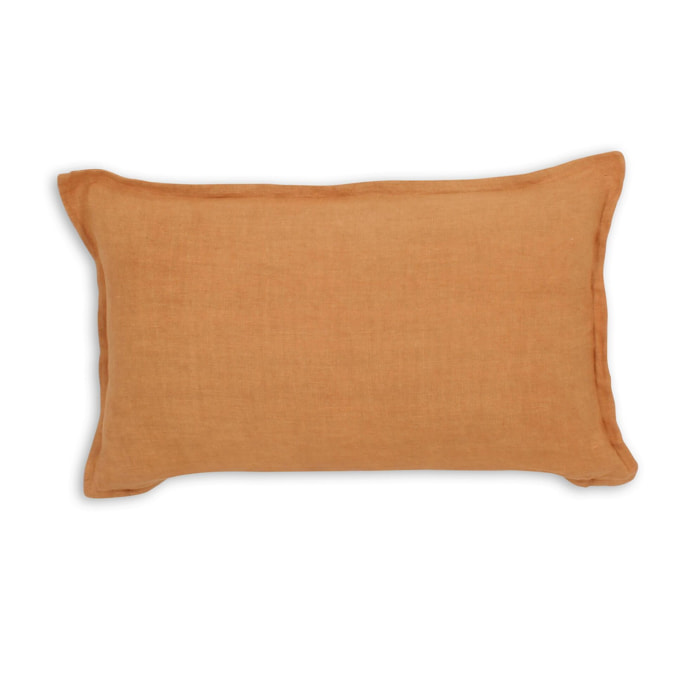 Coussin en lin jaune 30x50cm NYL