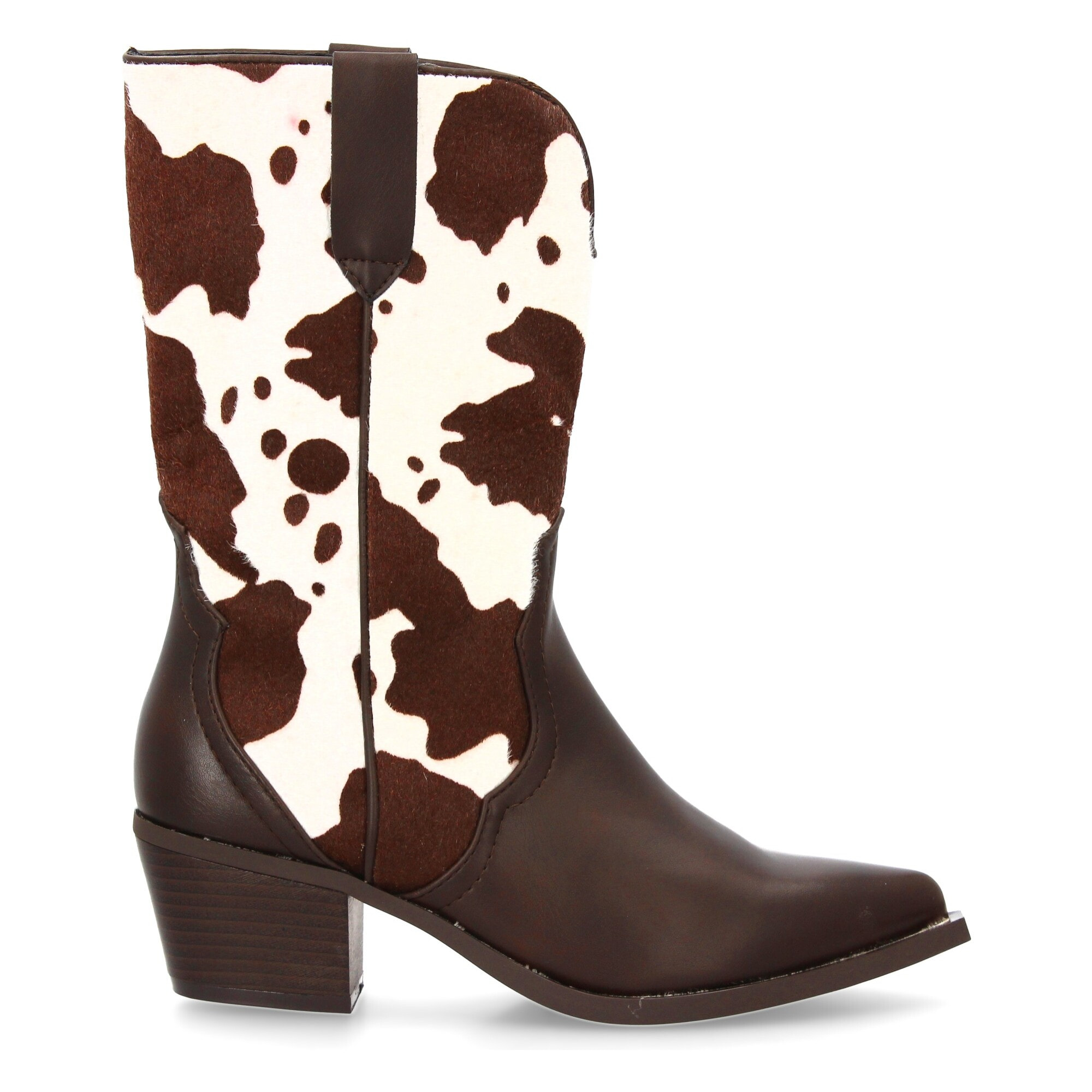 Botín campero con estampado animal