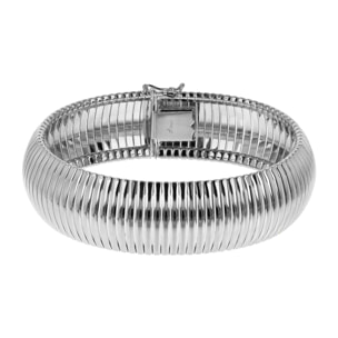 Bracciale Tubogas placcato Platino - Small